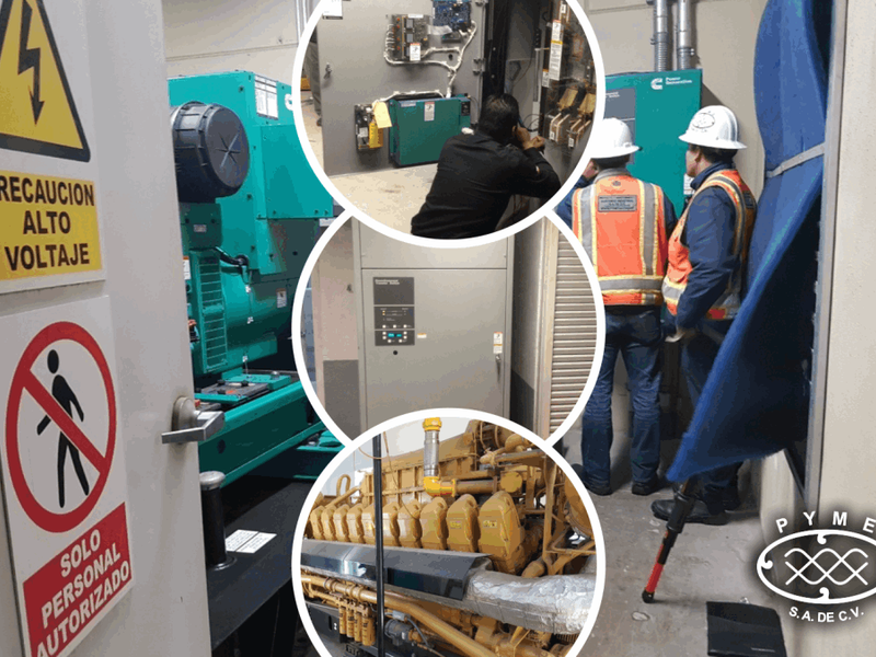 Sistema de emergencia eléctrico UPS planta PYMESA
